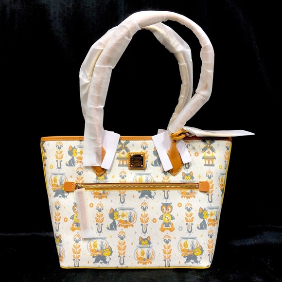 Dooney & Bourke Handbags - Disney Parks Dooney & Bourke Pinocchio Figaro & Cleo Tote Purse Bag B - NEW